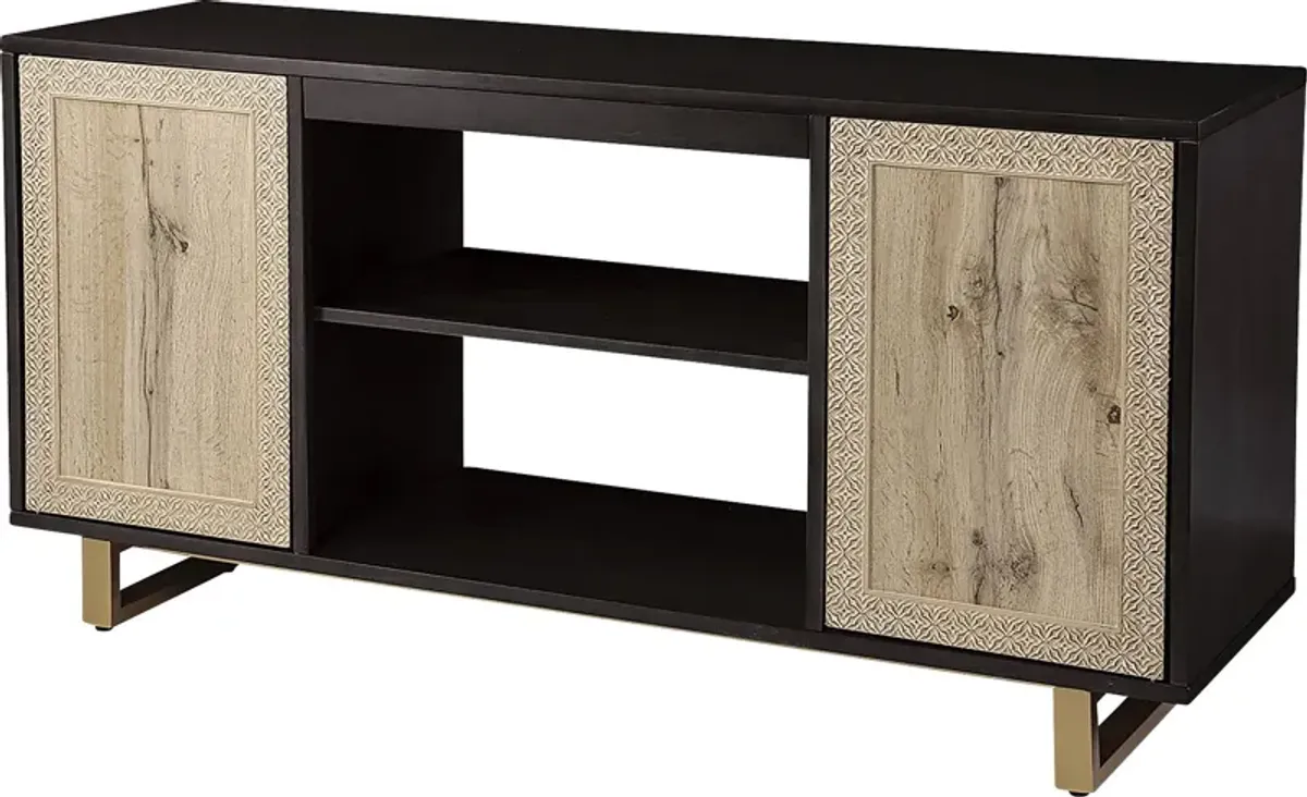 Linherk Dark Brown 54 in. Console