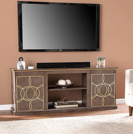 Stagwood Brown 60 in. Console
