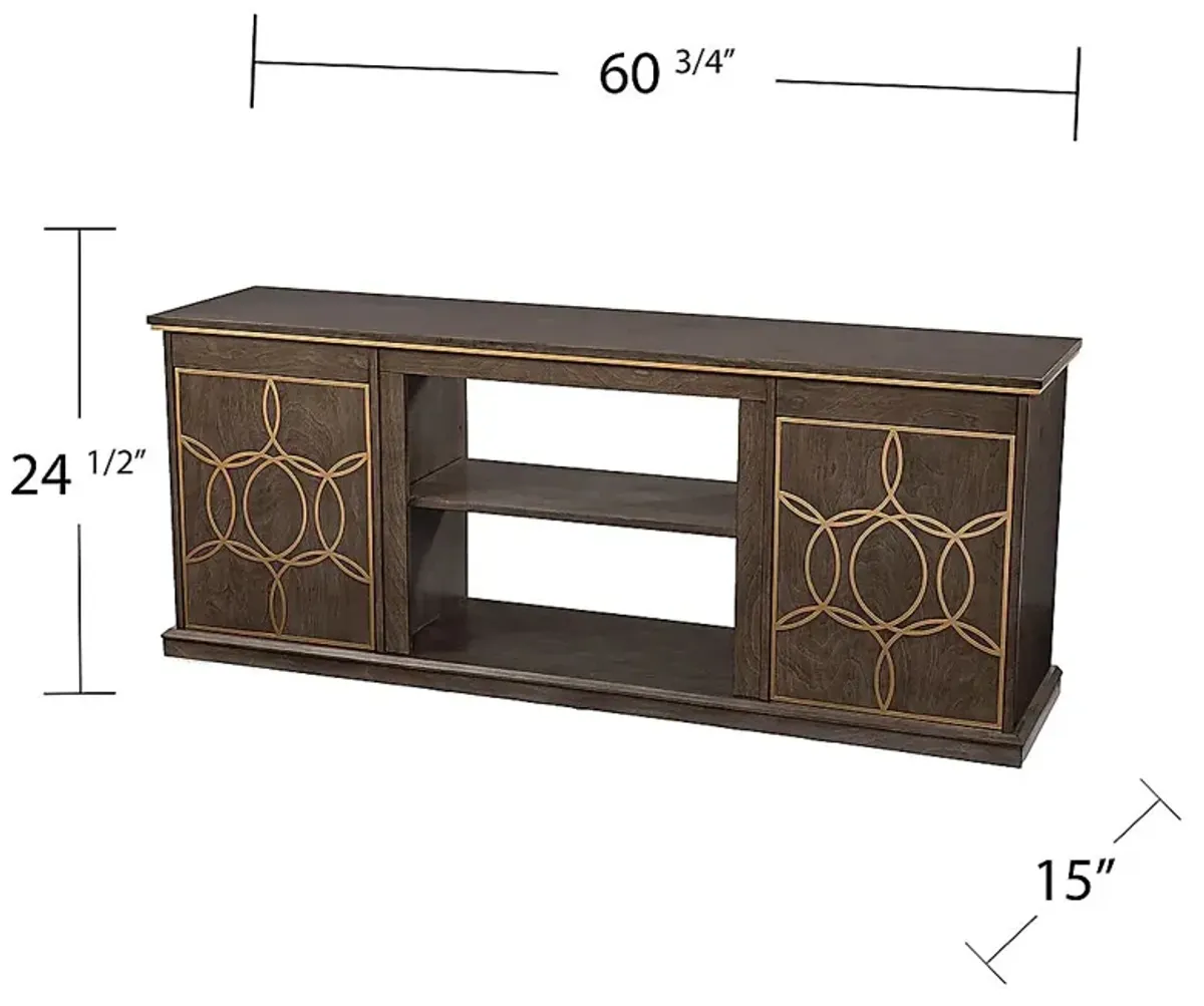 Stagwood Brown 60 in. Console