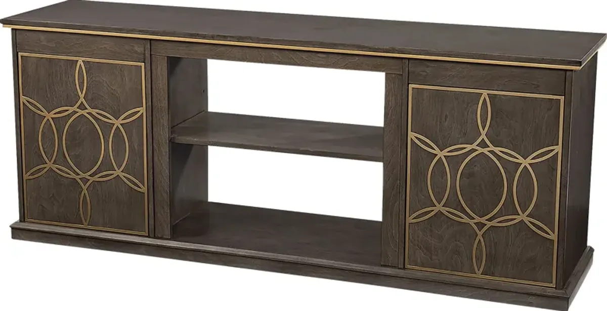 Stagwood Brown 60 in. Console