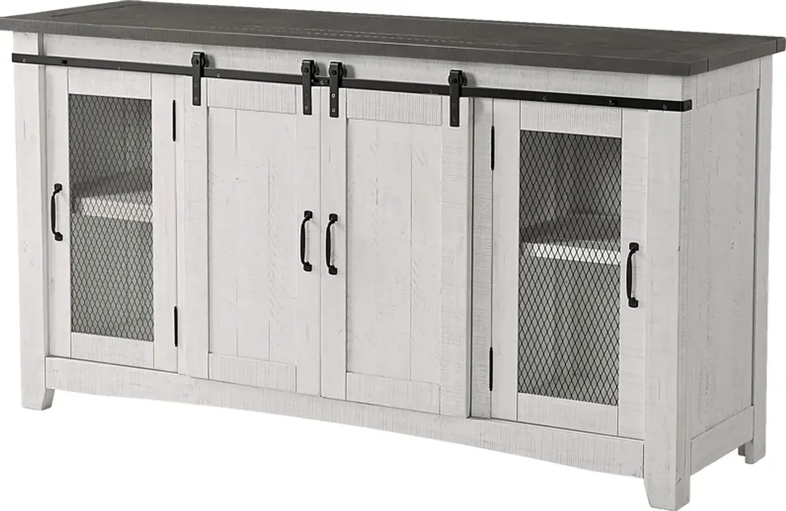 Odessa Crossing White 65 in. Console