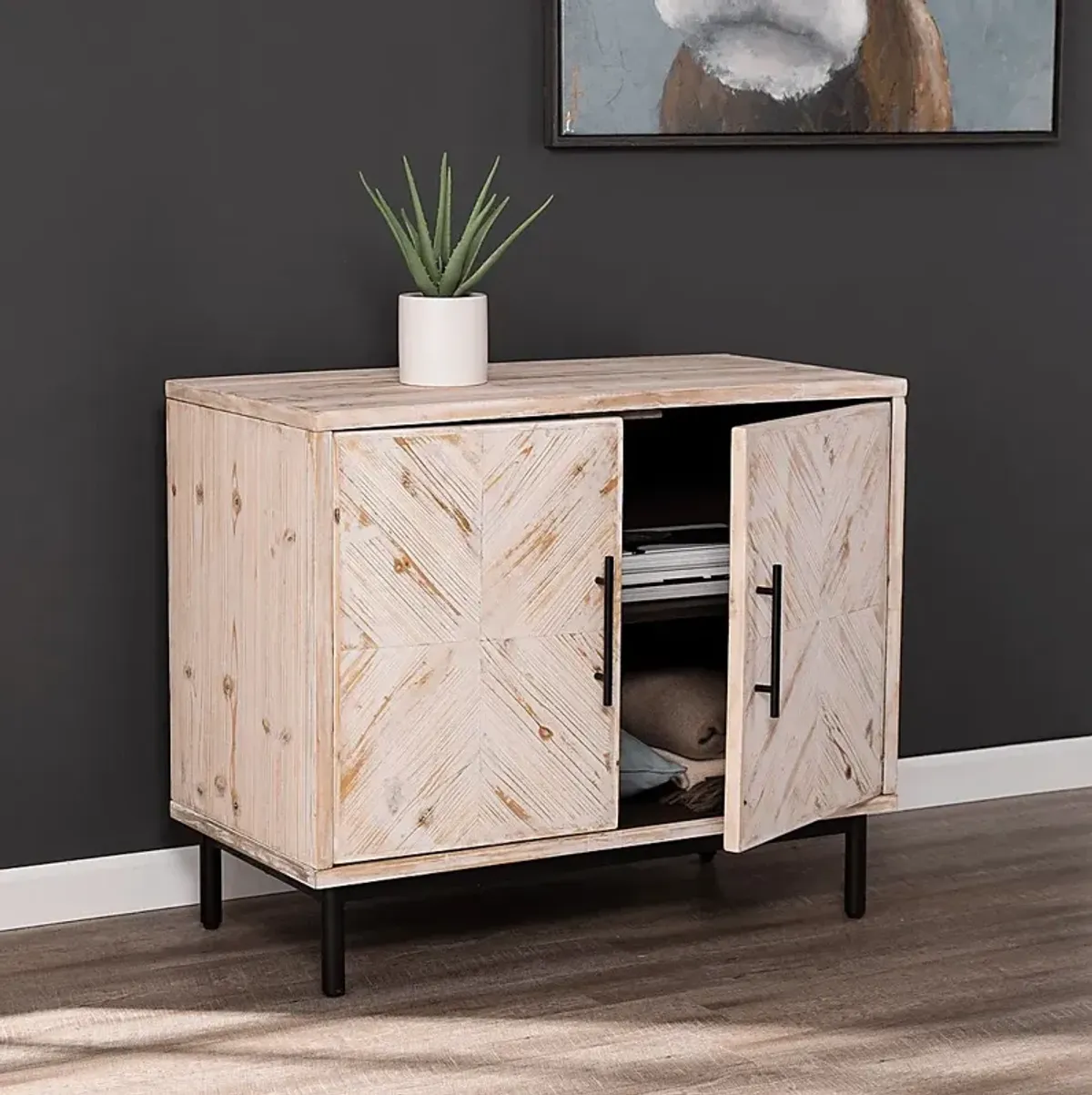 Dewanna Cream Accent Cabinet