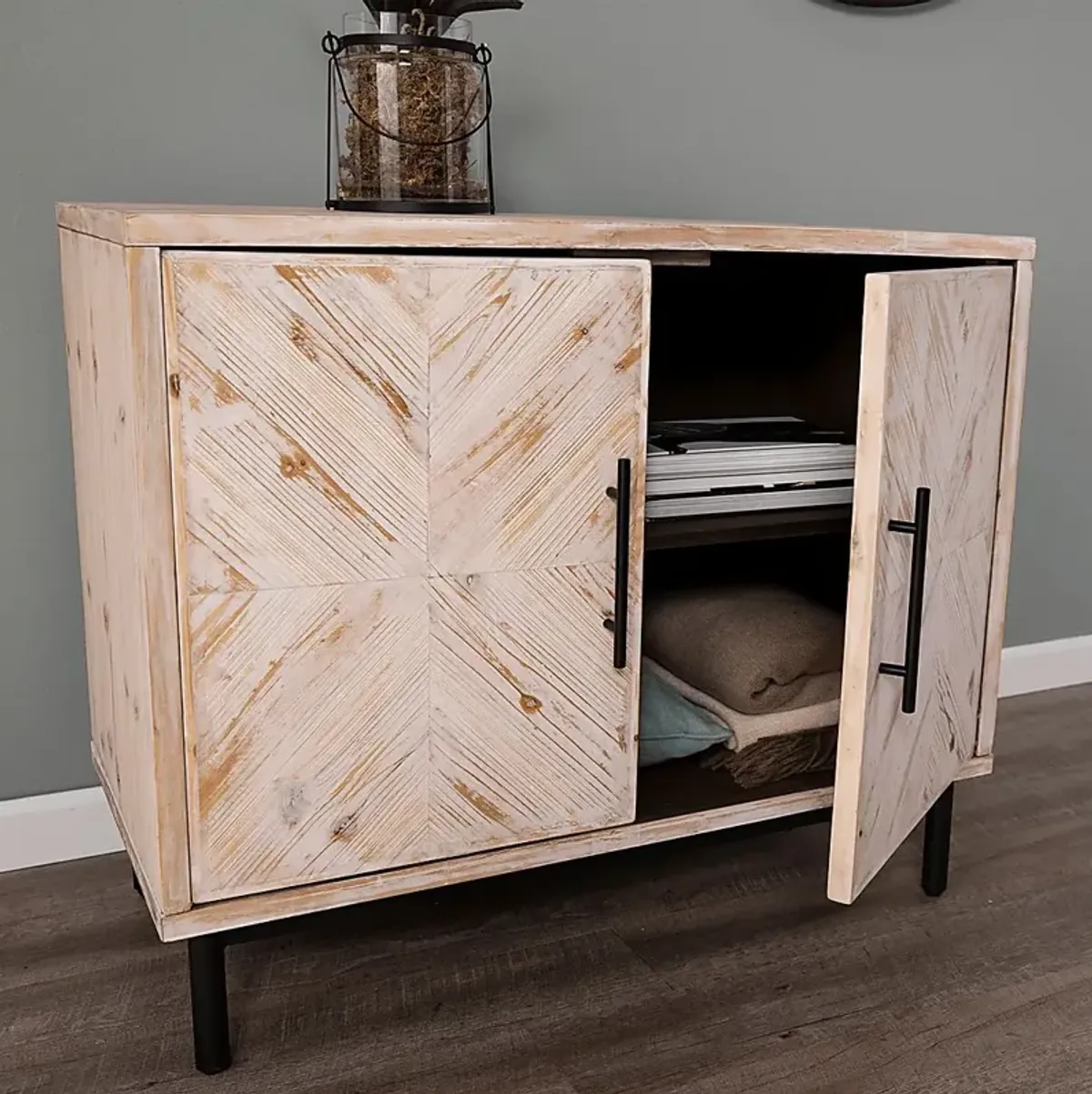 Dewanna Cream Accent Cabinet