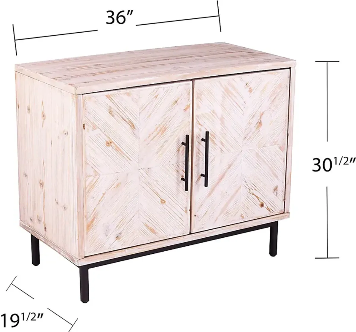 Dewanna Cream Accent Cabinet