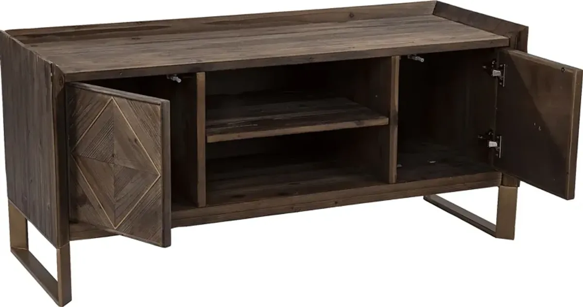 Brushboro Brown 50 in. Console