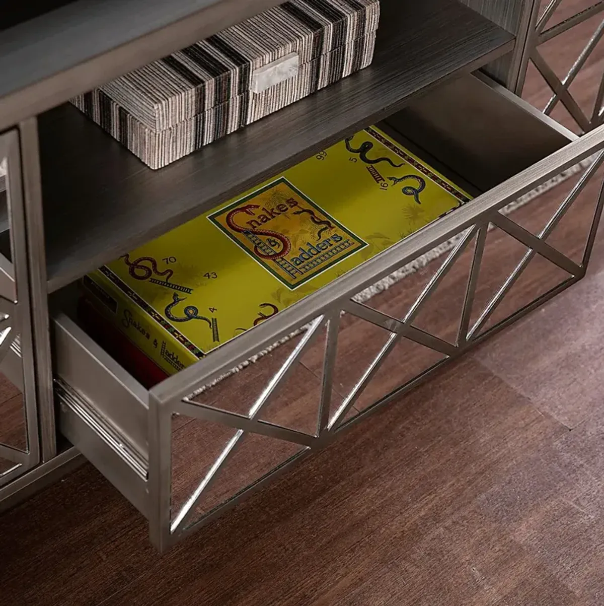 Fallswood Silver 54 in. Console