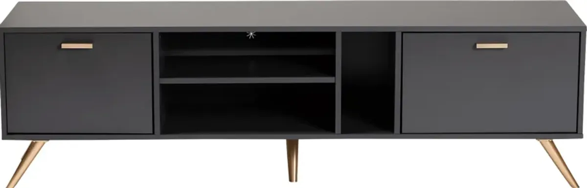 Cobblehill Dark Gray 63 in. Console