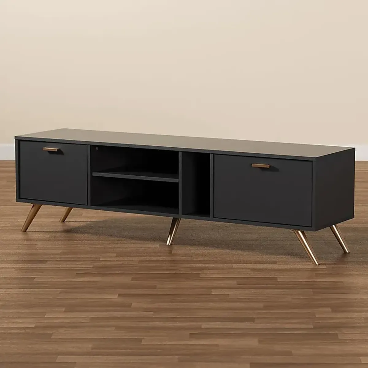 Cobblehill Dark Gray 63 in. Console