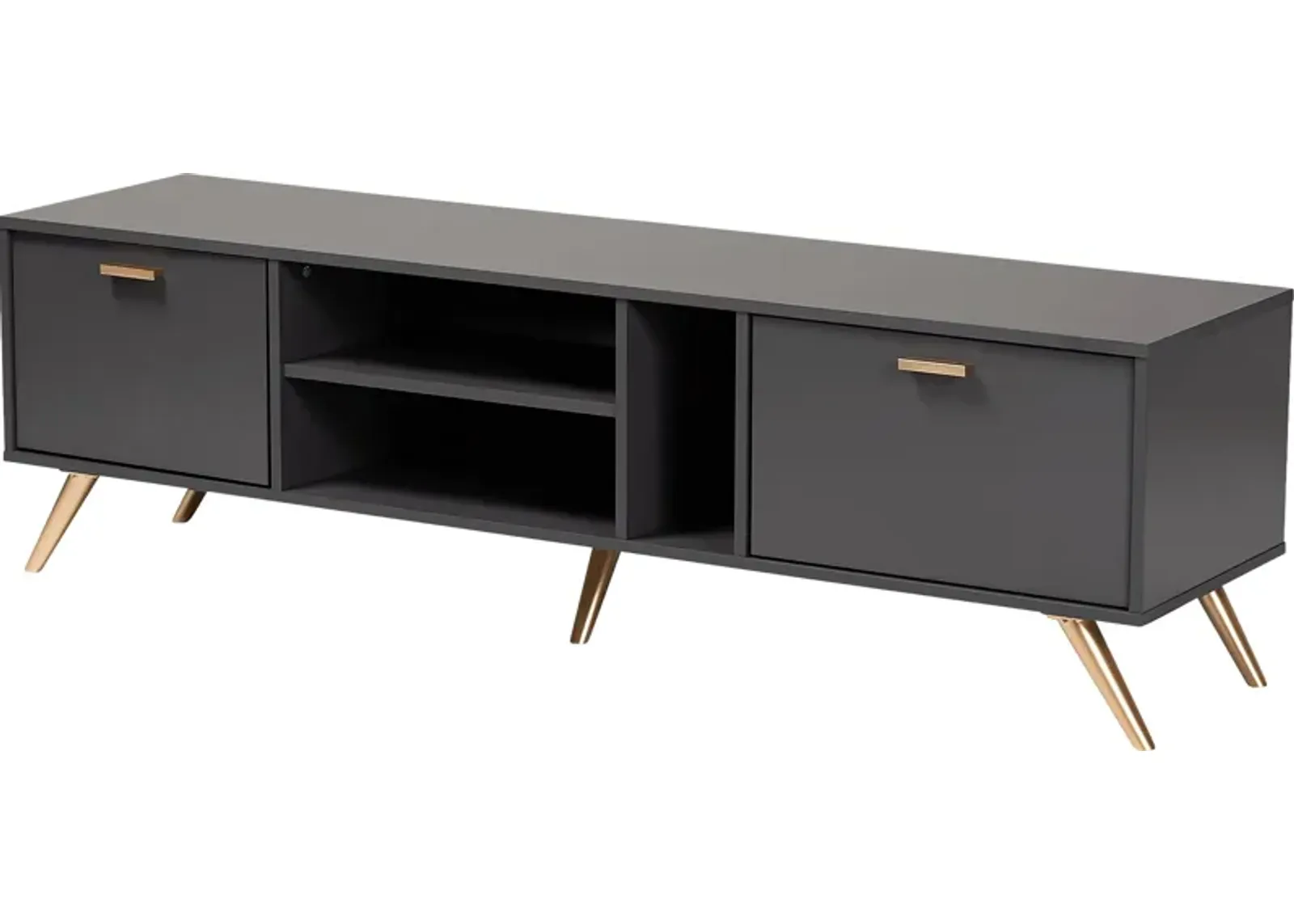 Cobblehill Dark Gray 63 in. Console