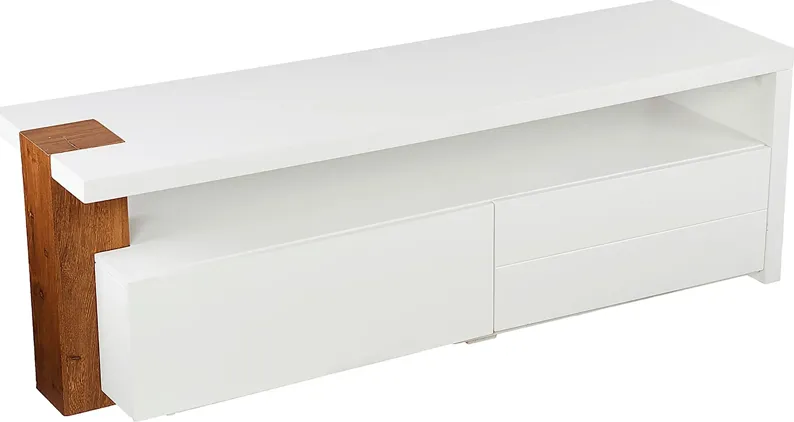 Lochly White 54 in. Console