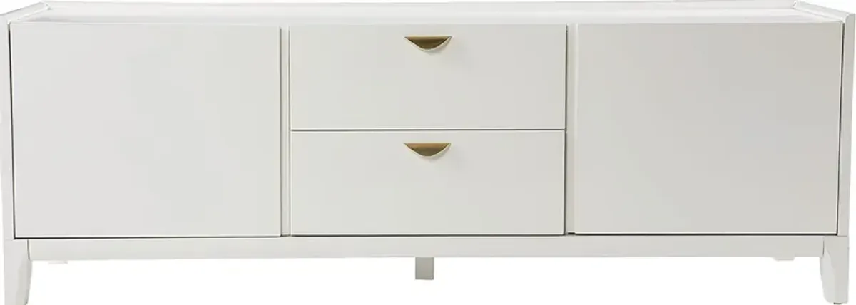 Landaue White 58 in. Console