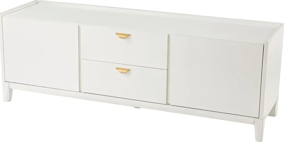 Landaue White 58 in. Console