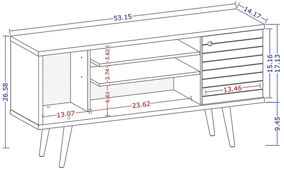 Ettrick White 53 In. Console