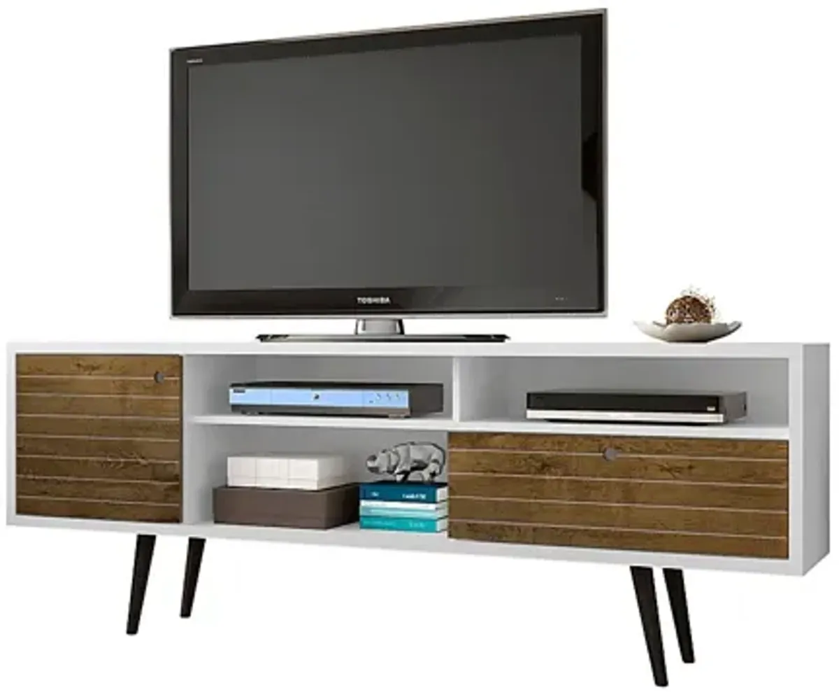 Vallar White/Brown 71 In. Console