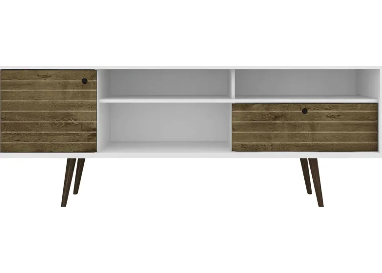 Vallar White/Brown 71 In. Console