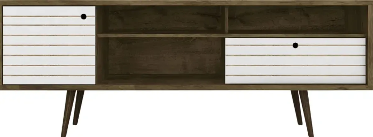 Vallar Brown/White 71 In. Console