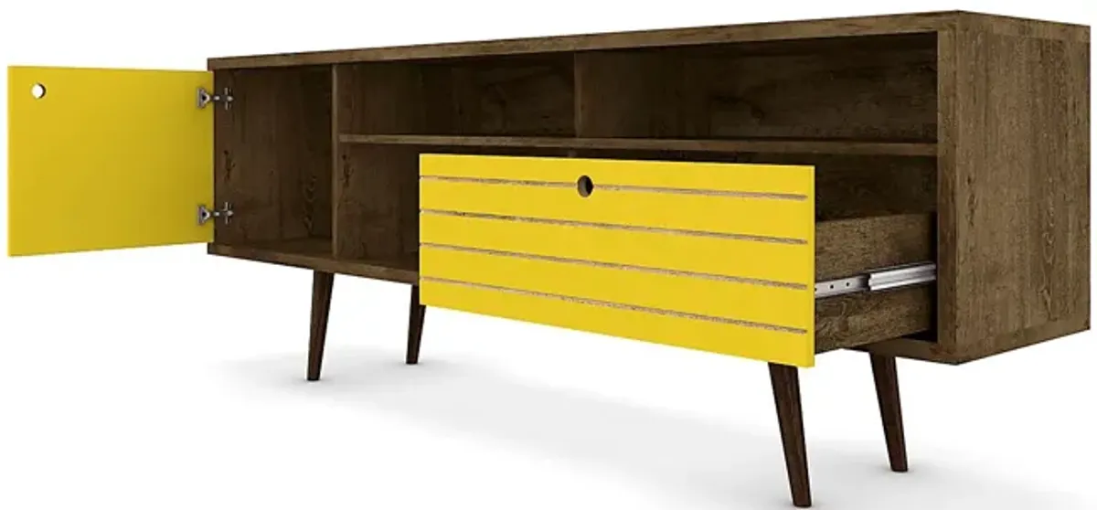 Vallar Brown/Yellow 71 In. Console