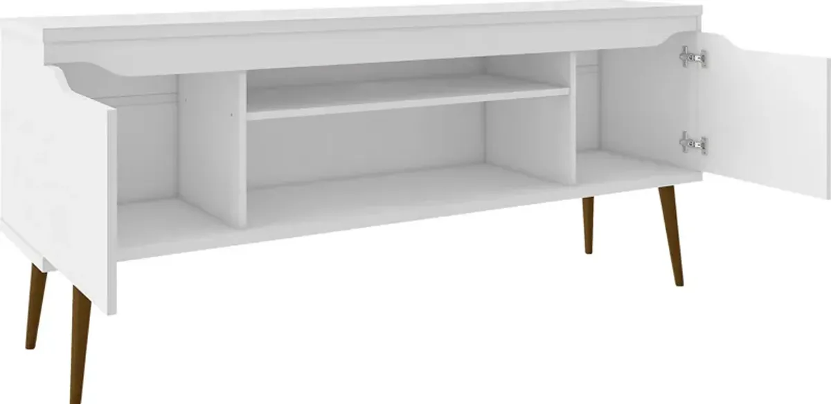 Surlin White 63 in. Console