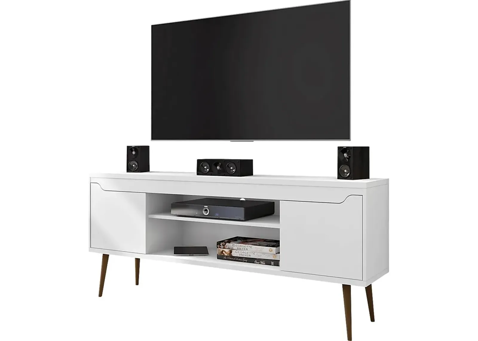 Surlin White 63 in. Console