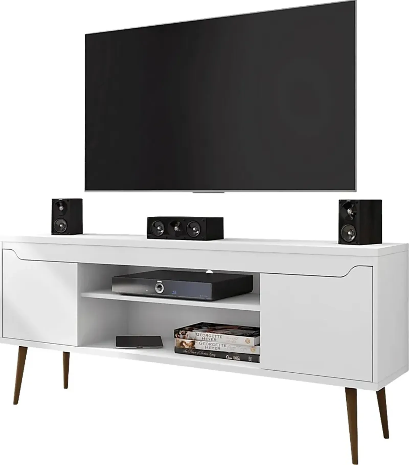 Surlin White 63 in. Console