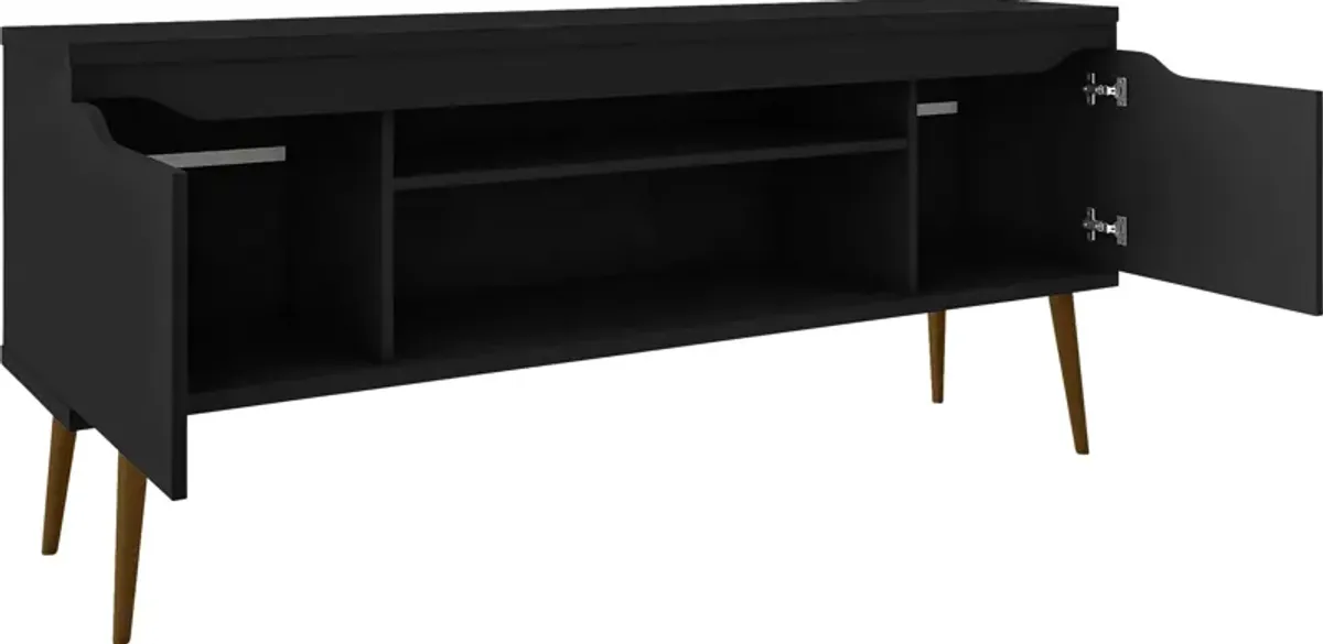 Surlin Black 63 in. Console