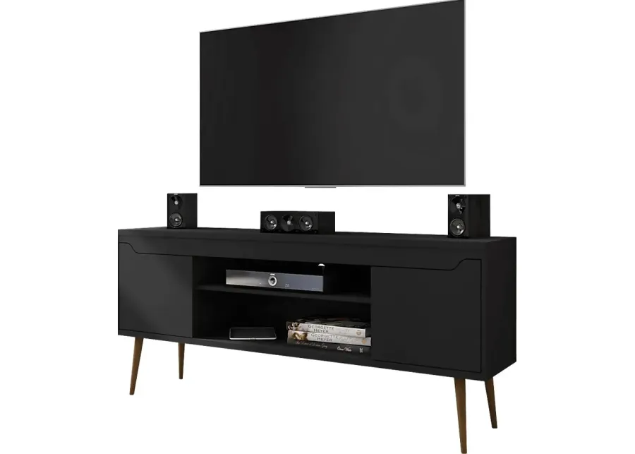 Surlin Black 63 in. Console