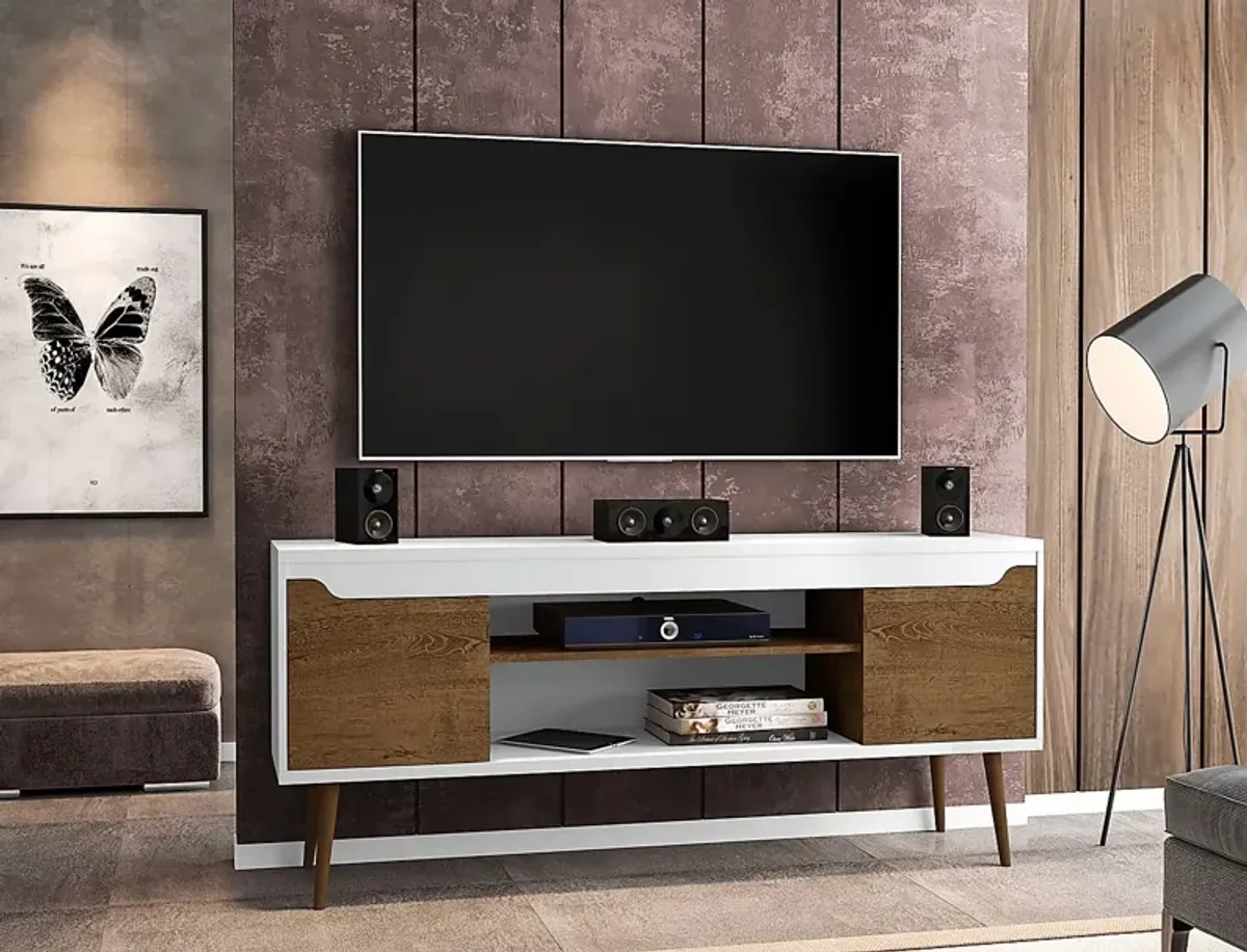 Laxford White 63 in. Console