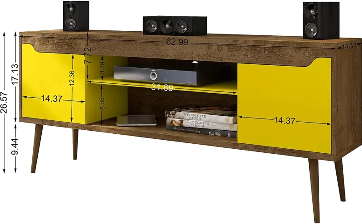 Navorro Brown 63 in. Console