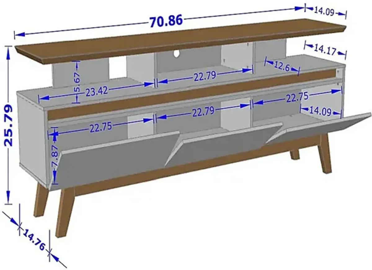 Clairton Cinnamon 71 in. Console