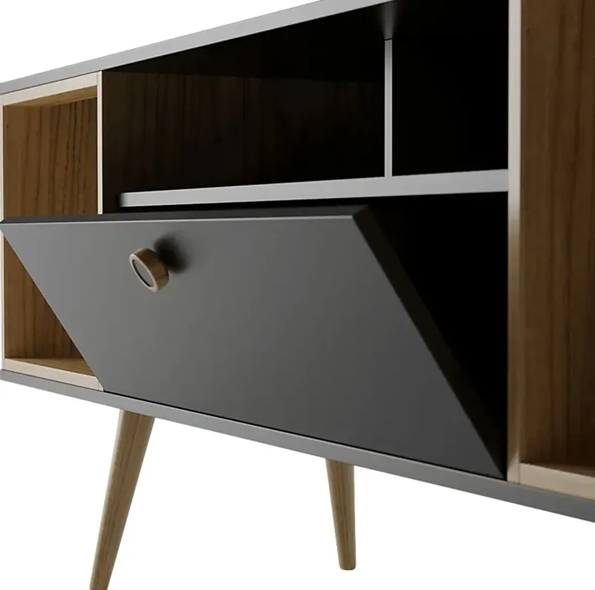 Pelto Black 63 in. Console