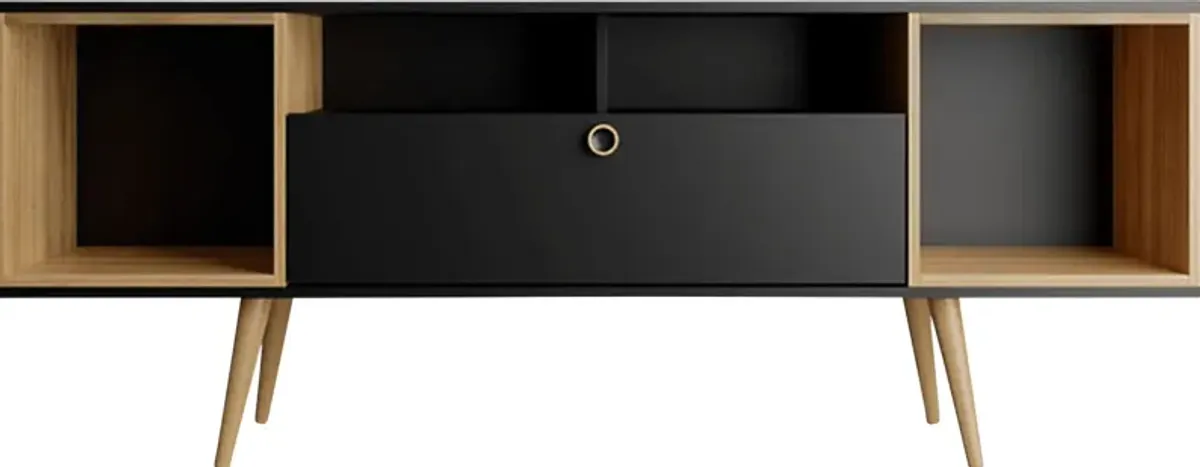 Pelto Black 63 in. Console