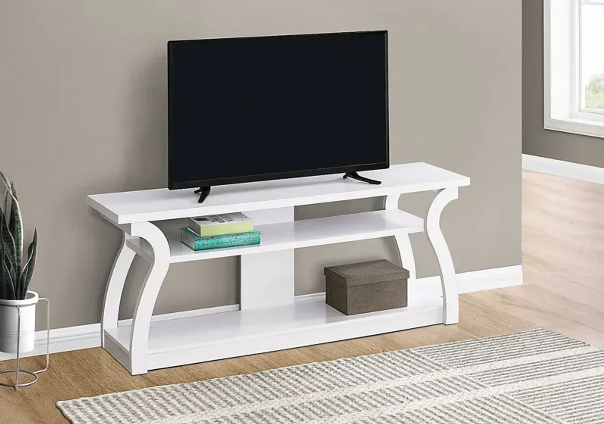 Ambaum White 60 in. Console