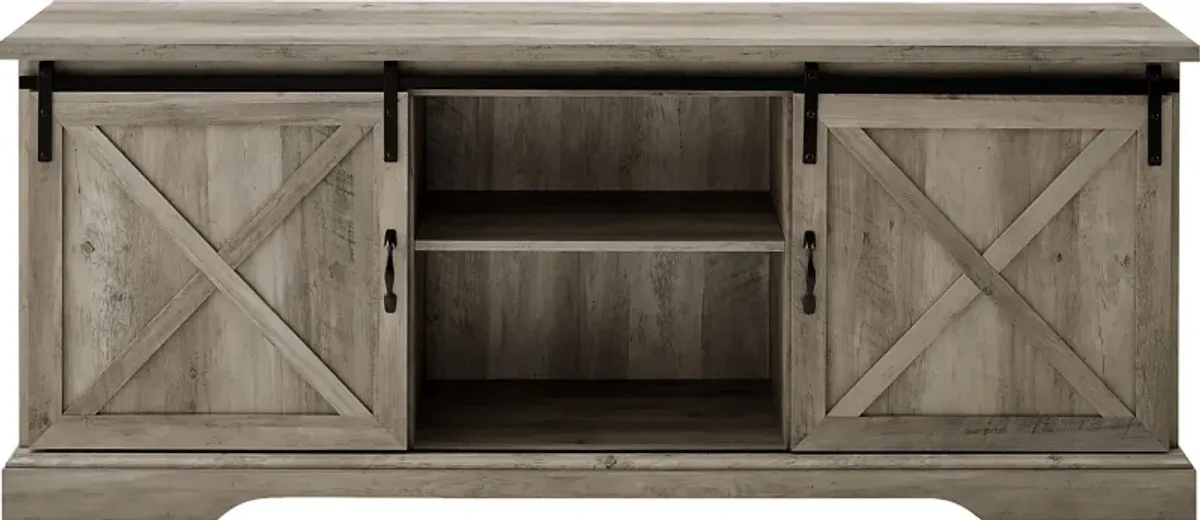 Meador Gray 70 in. Console