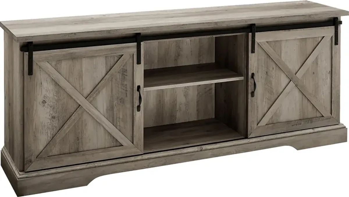 Meador Gray 70 in. Console