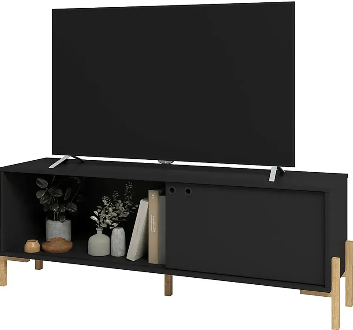 Southmont Black 55 in. Console