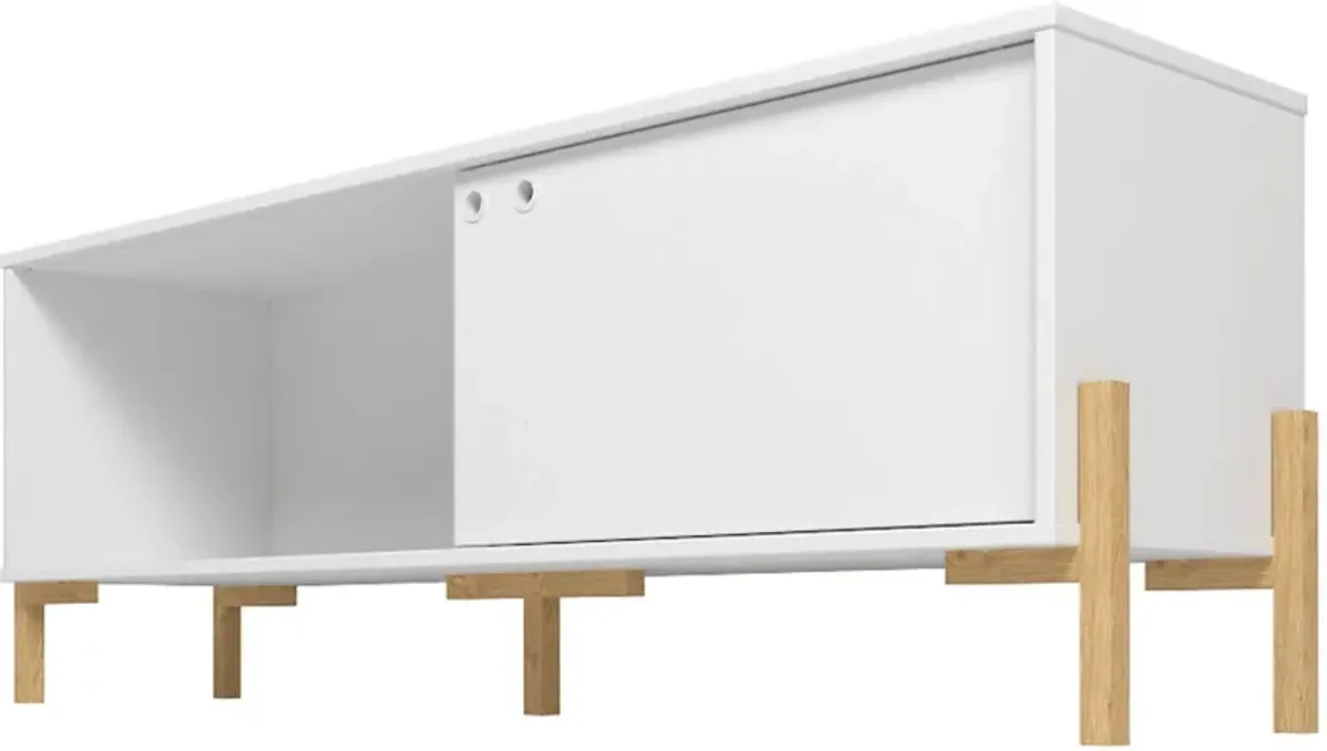 Southmont 55 in. White Console