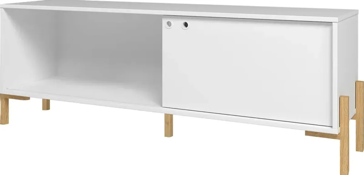 Southmont 55 in. White Console