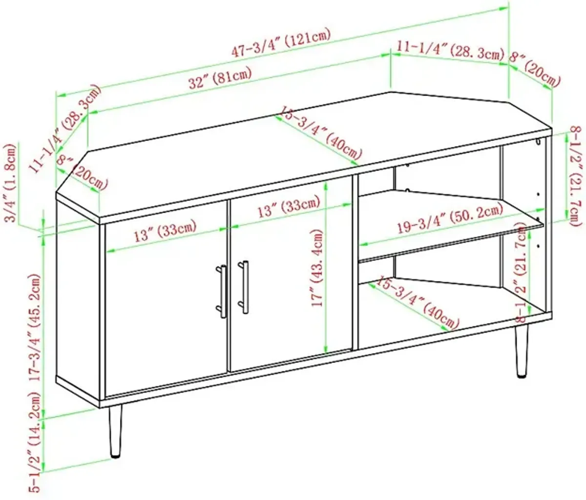 Knollhaven Walnut 48 in. Console