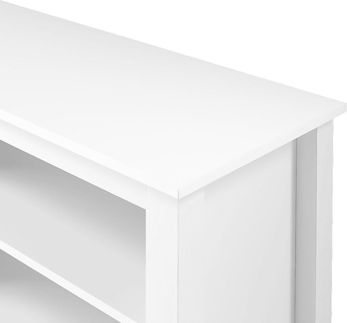 Rosevale White 58 in. Console