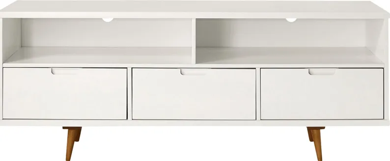 Stocktie White 59 in. Console