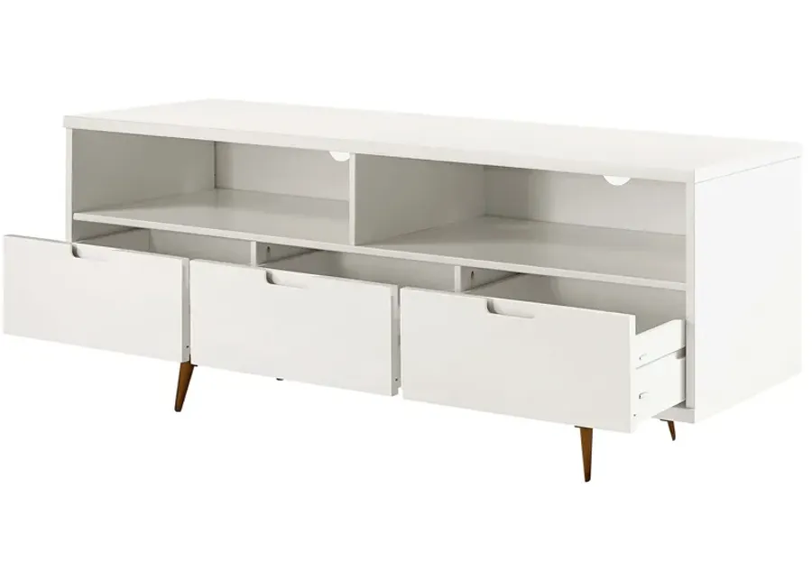 Stocktie White 59 in. Console