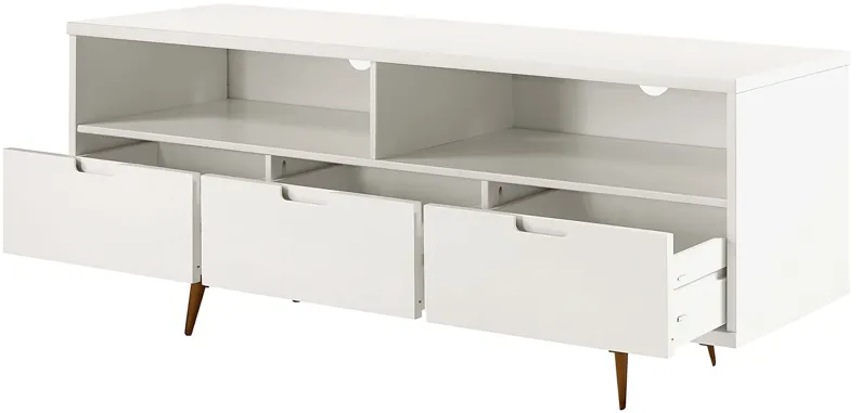 Stocktie White 59 in. Console