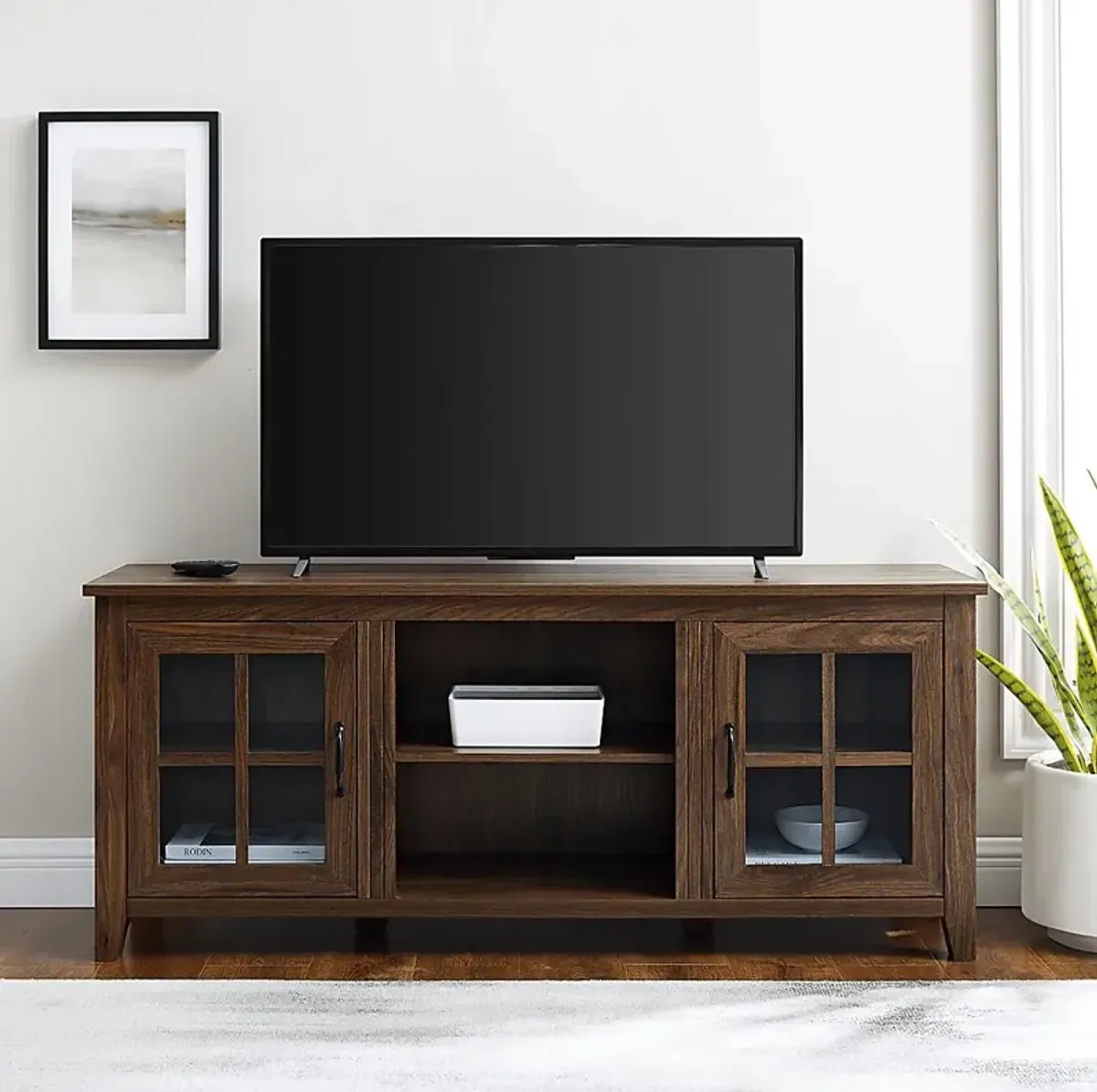 Bradwood Walnut 58 in. Console
