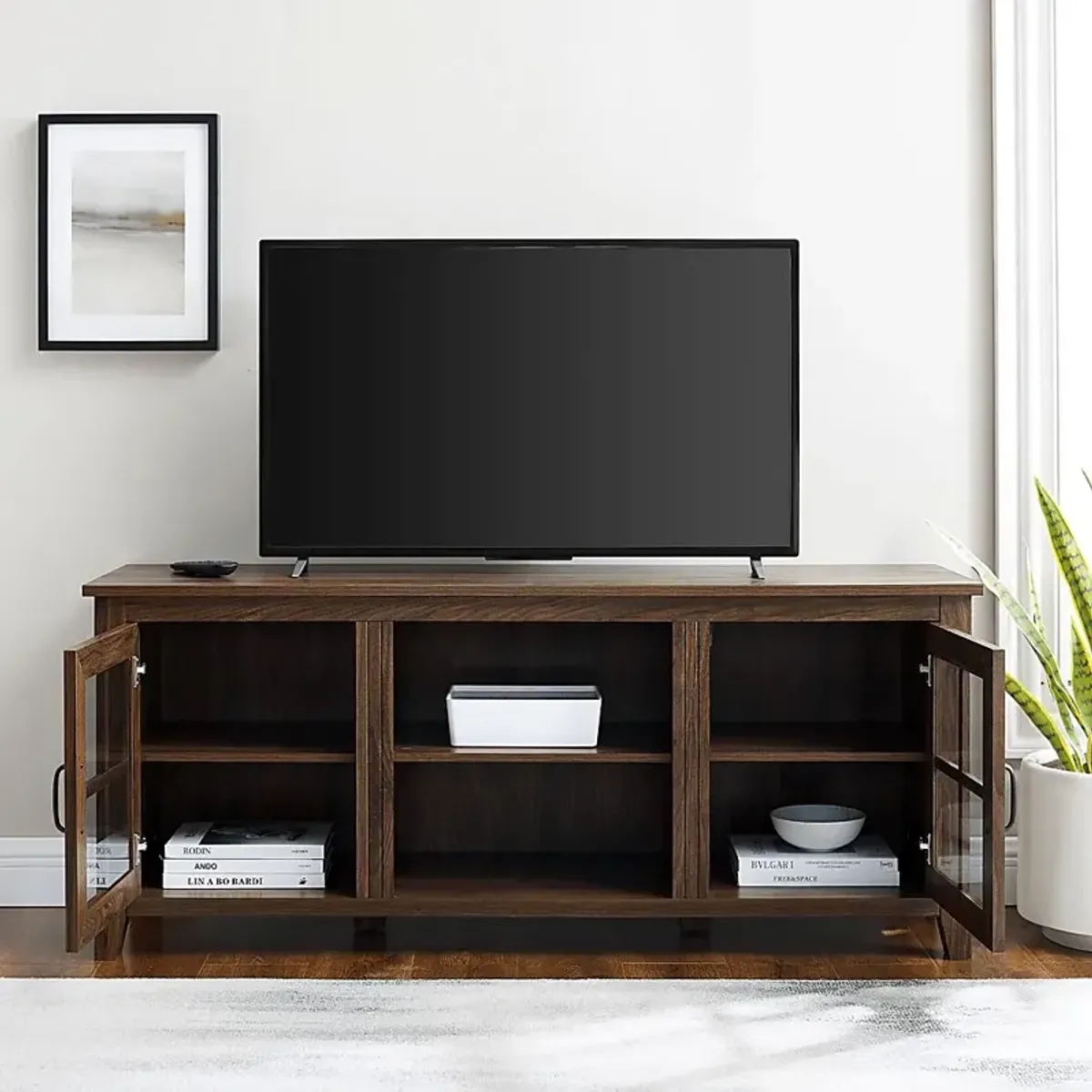 Bradwood Walnut 58 in. Console
