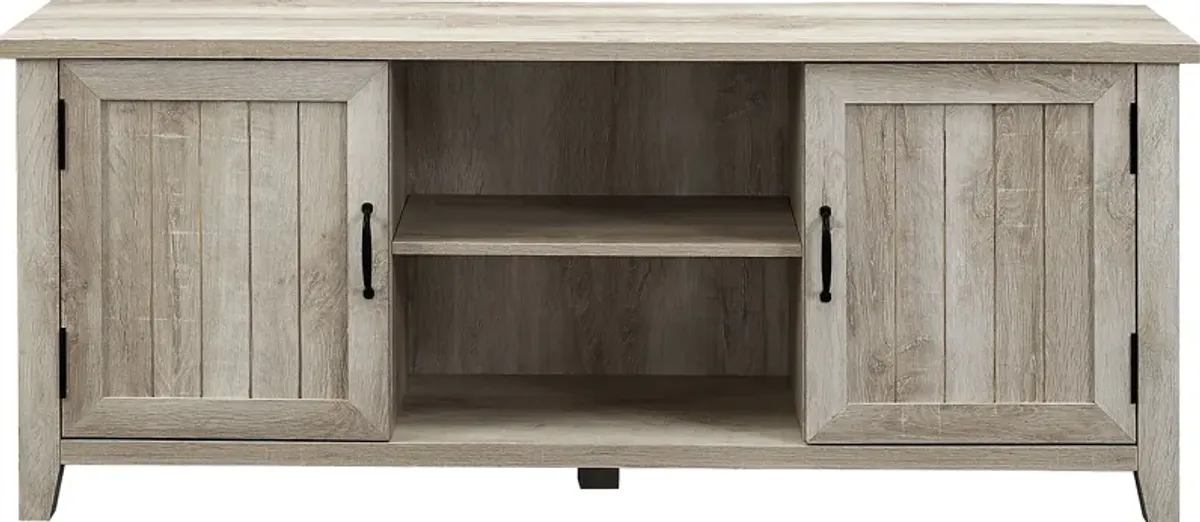 Draycott White Oak 58 in. Console