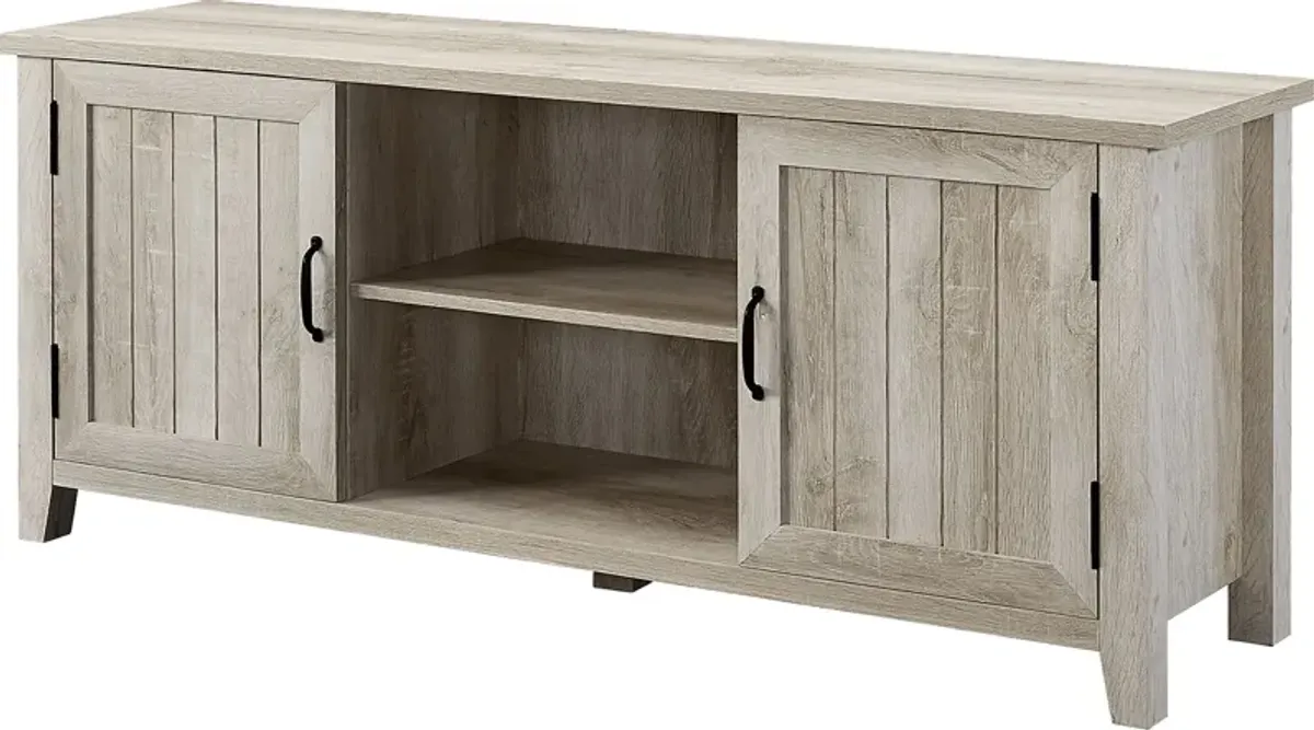 Draycott White Oak 58 in. Console