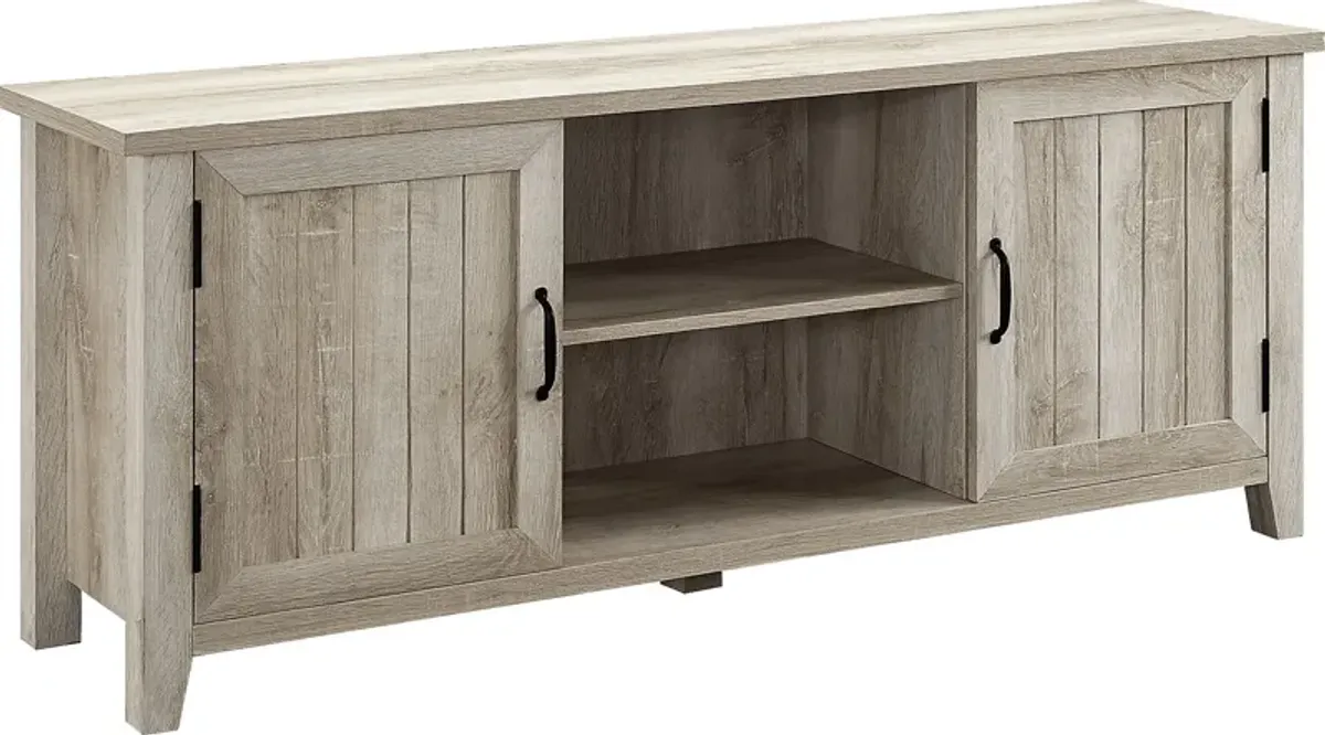 Draycott White Oak 58 in. Console