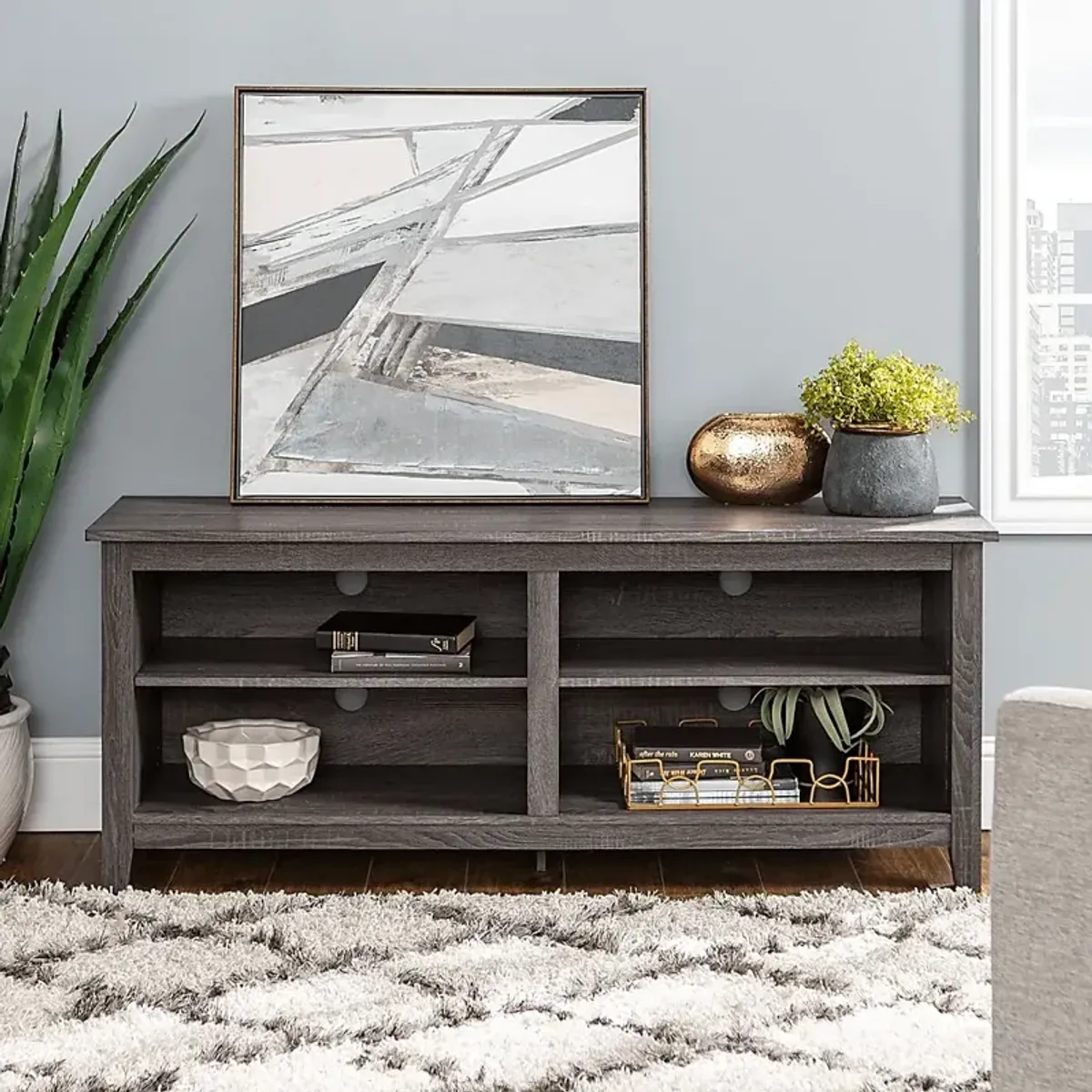 Barite Gray 58 in. Console