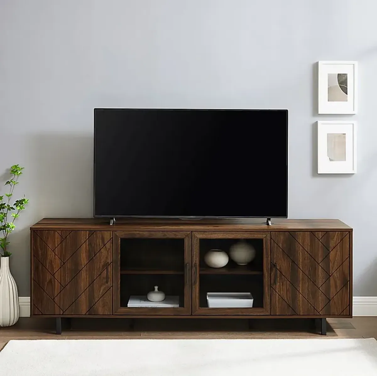 Winsland Walnut 70 in. Console