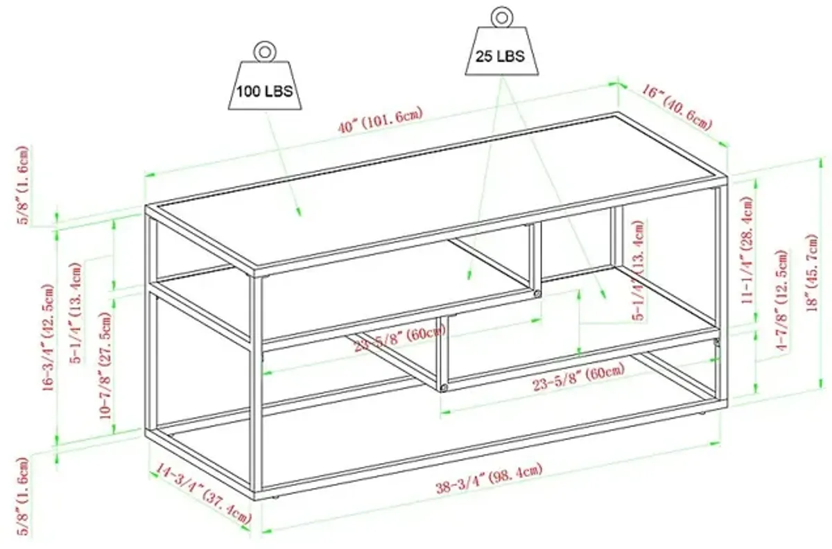 Rawley Oak 40 in. Console